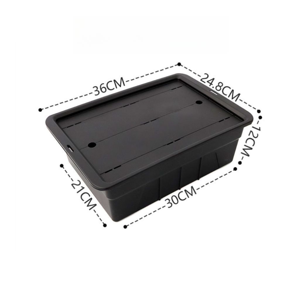 For IGT Table Tea Tray with Lid Drainage 36 x 24.8 x 12 cm Stackable Design