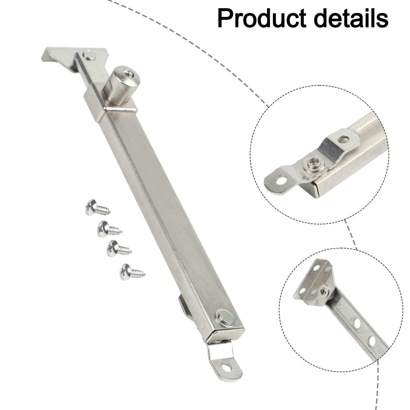 Electroplated Stainless Steel Hinge with 7 Position Control for Windows