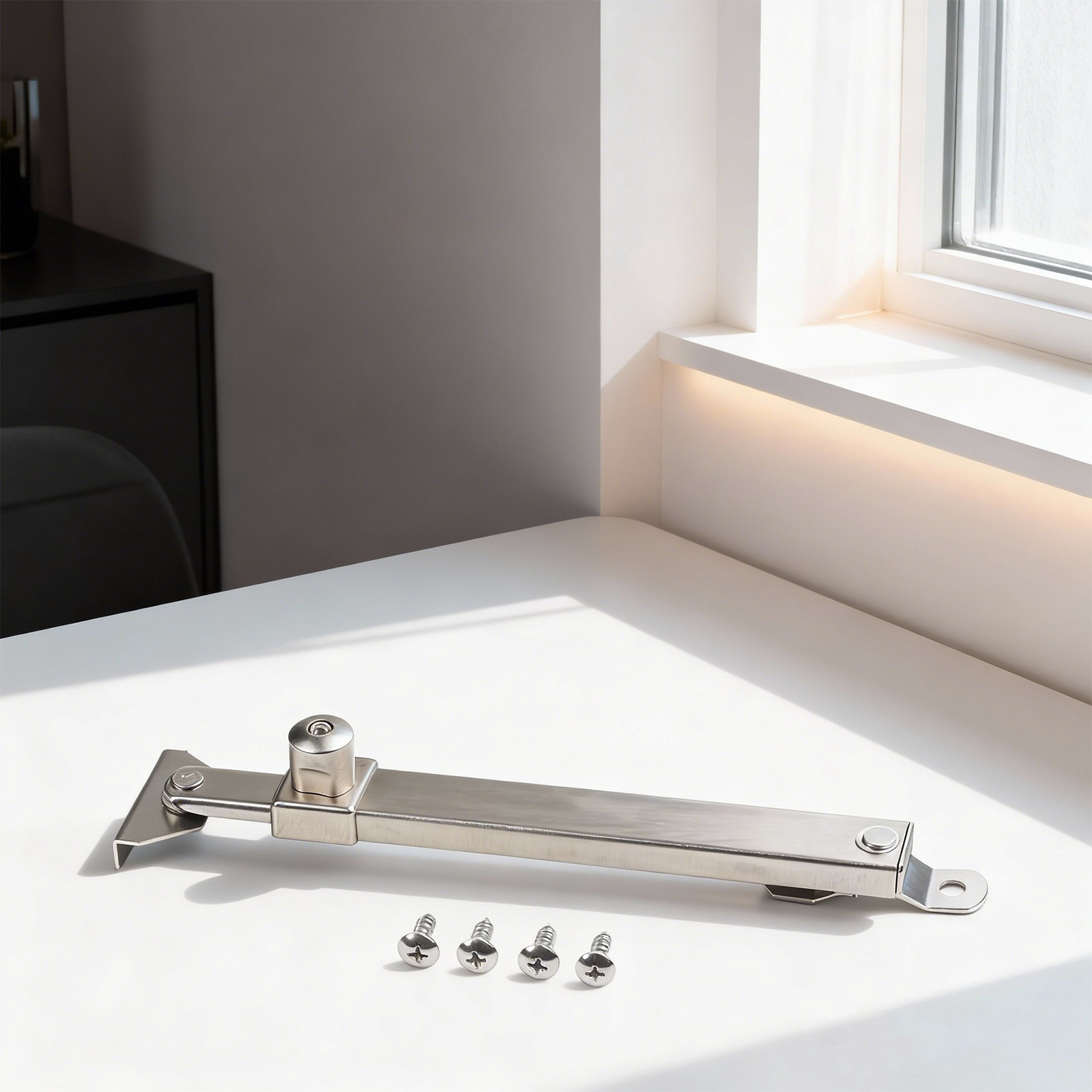 Electroplated Stainless Steel Hinge with 7 Position Control for Windows