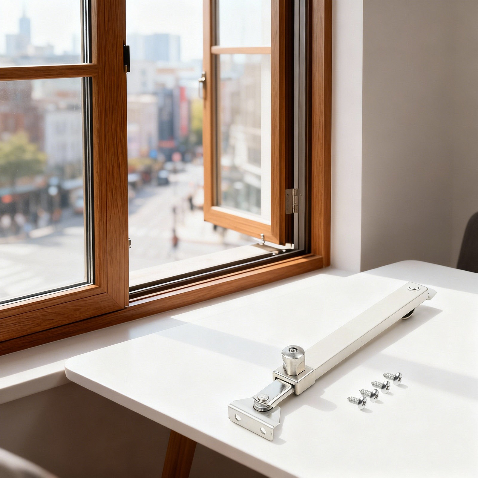 Electroplated Stainless Steel Hinge with 7 Position Control for Windows