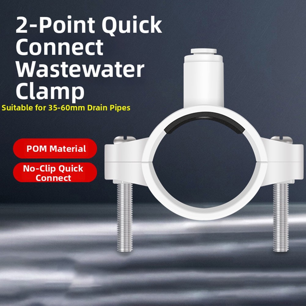 1/4 inch Water Clamp for RO System Kitchen Waste Water Filter Assembly