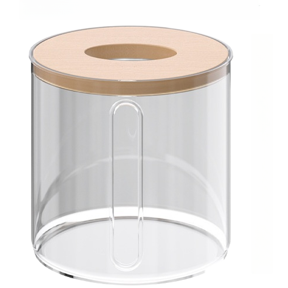 Minimalist Transparent Tissue Box Holder Fits 13x13x13cm 18×11.5×9.5cm Sizes