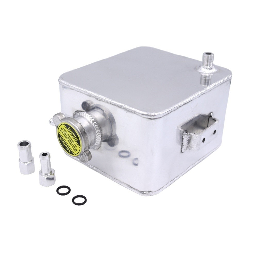 Radiator Reservoir Expansion Tank Aluminum Alloy Welded Seams Rust Resistant