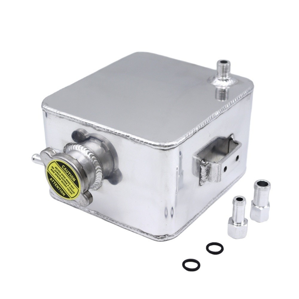 Radiator Reservoir Expansion Tank Aluminum Alloy Welded Seams Rust Resistant