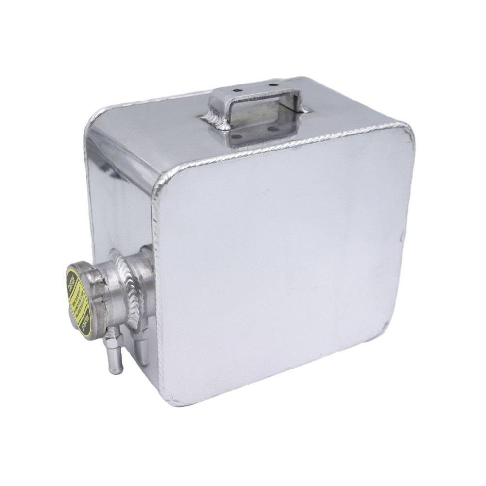 Radiator Reservoir Expansion Tank Aluminum Alloy Welded Seams Rust Resistant