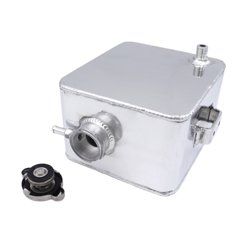Radiator Reservoir Expansion Tank Aluminum Alloy Welded Seams Rust Resistant