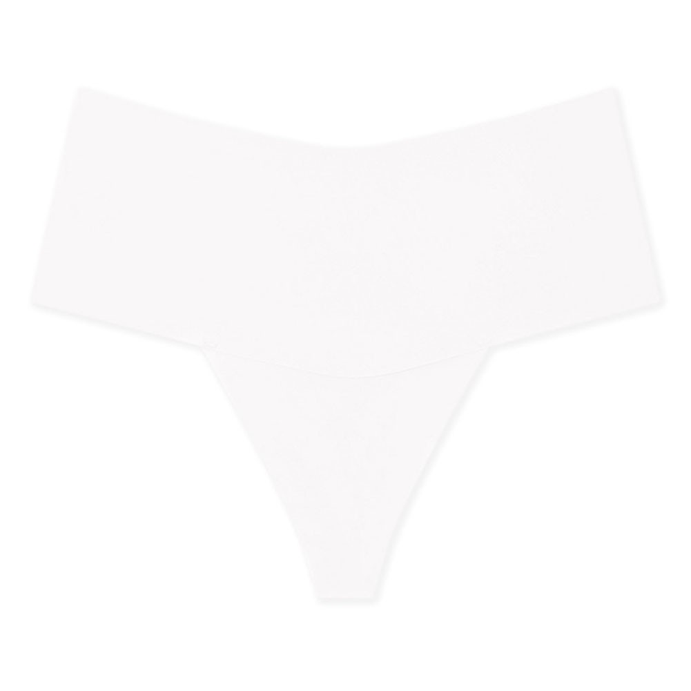 Pure Color Seamless High Waist Underwear Polyester for Women Daily Use