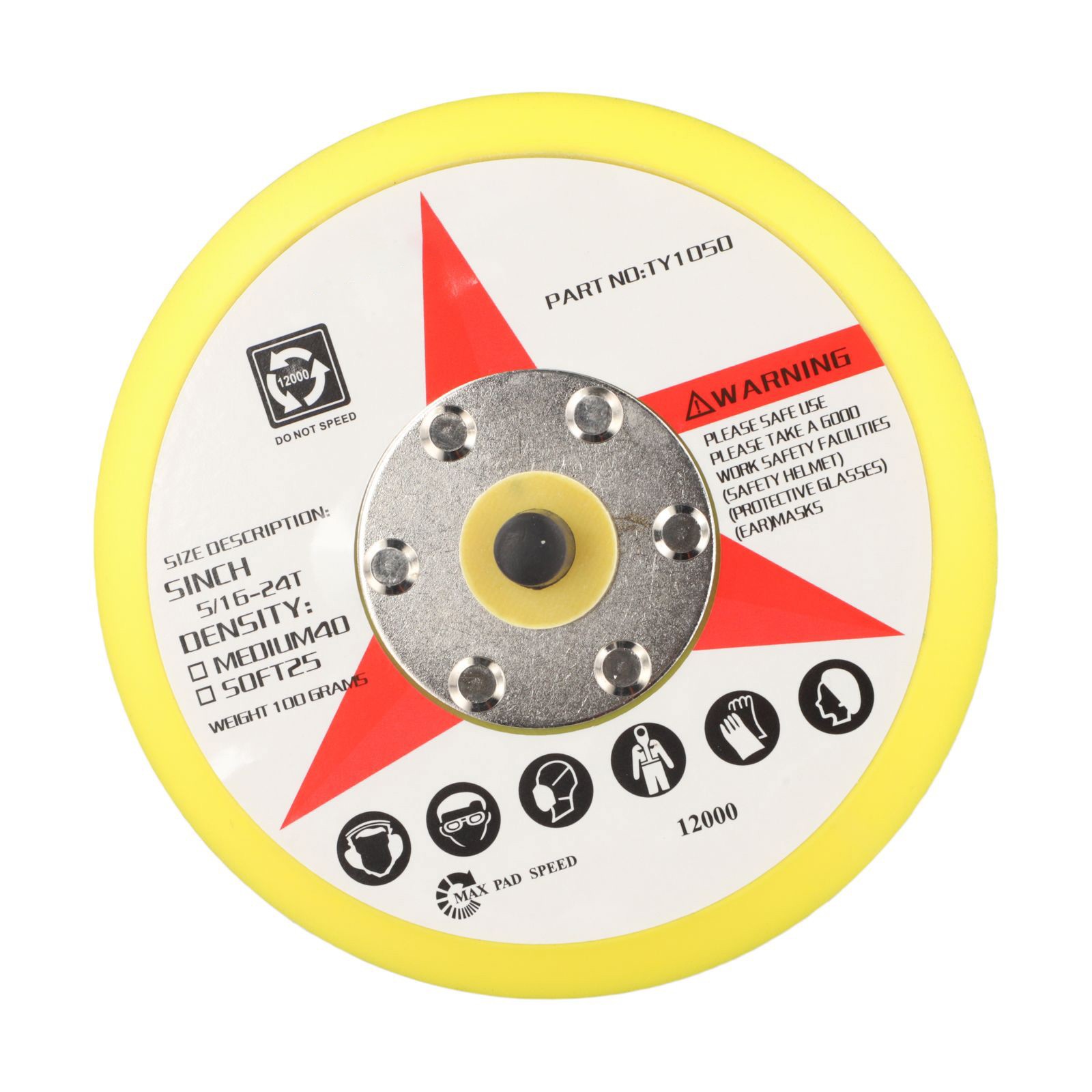 5inch Sanding Pad Abrasive And Hook Pad Polish Sanding Reliable Useful
