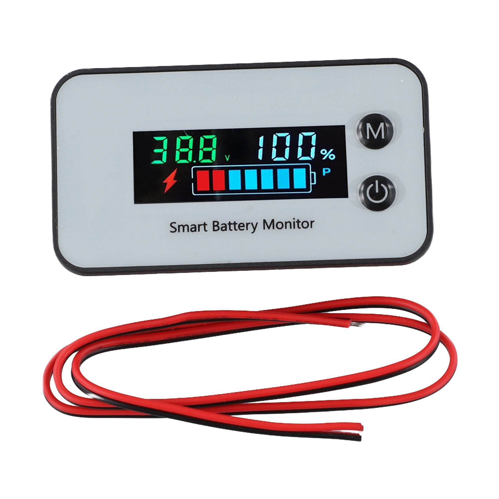 Color Screen Tester for Vehicle Voltage and Charge Measurement