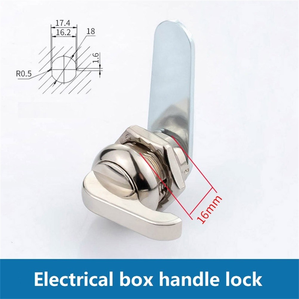 Drawer Lock Zinc Alloy for Office Cabinets File Cabinets and Metal Enclosures