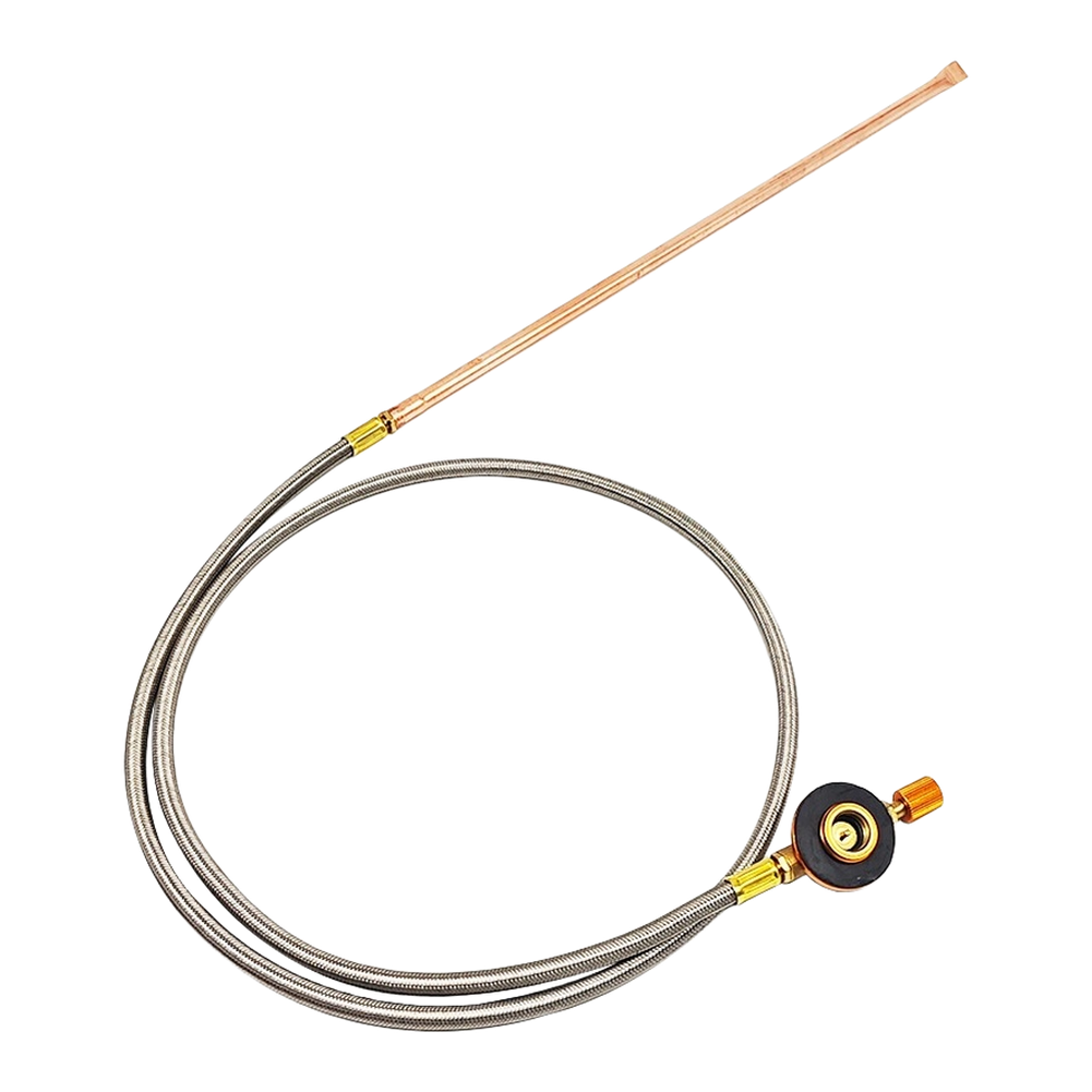 Stainless Steel Hose Fire Starter with Purple Copper Pipe for Outdoor Use