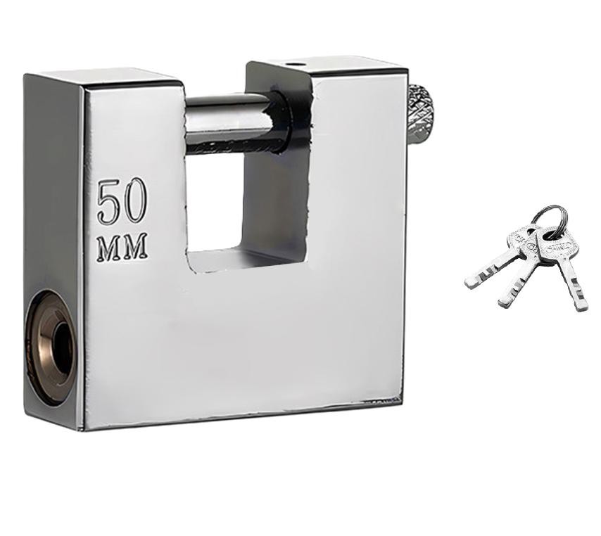 Industrial Grade Shipping Container Lock 80mm Weather Resistant 3 Keys