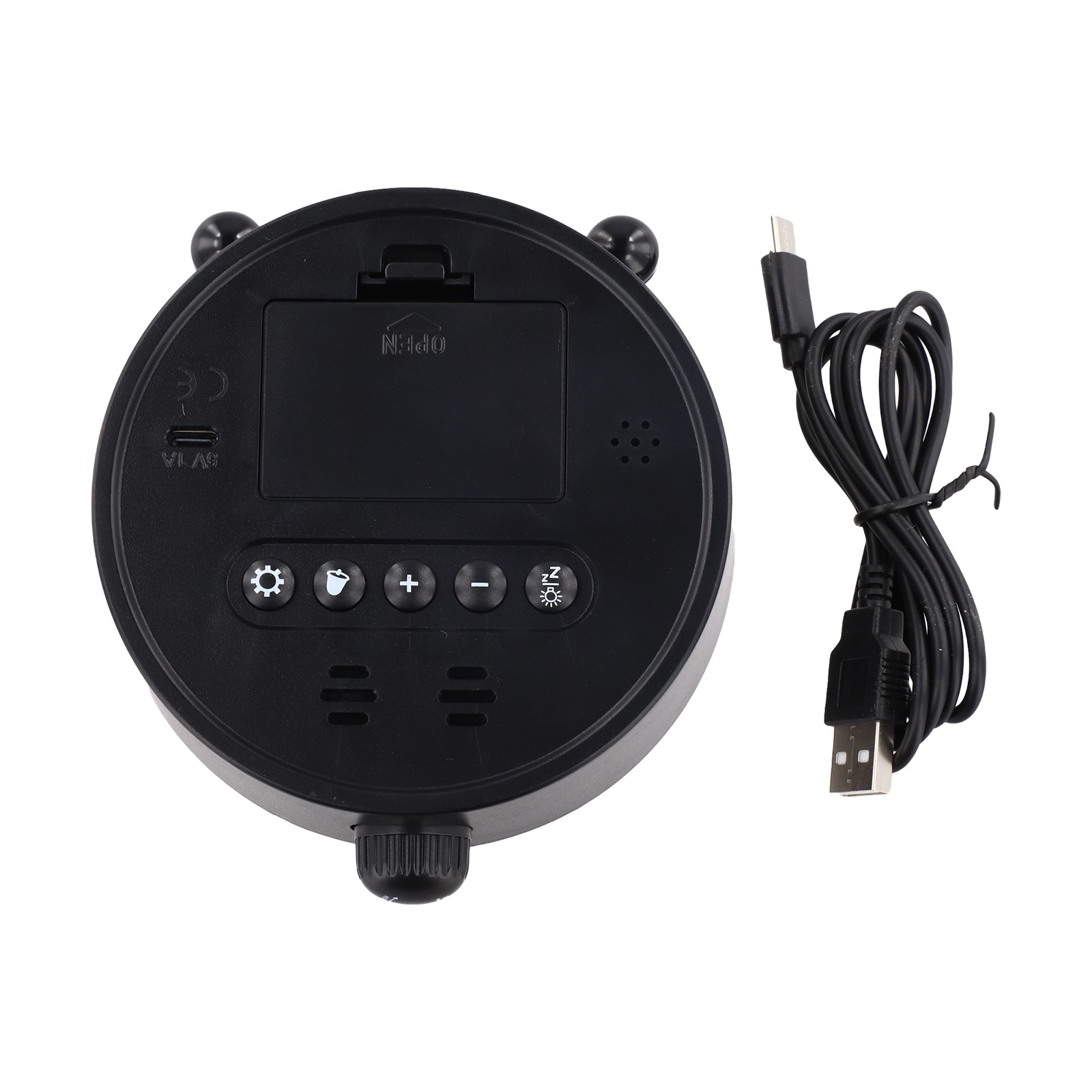 Dual Alarm Settings LED Alarm Clock Bedroom Decor Date Display Feature