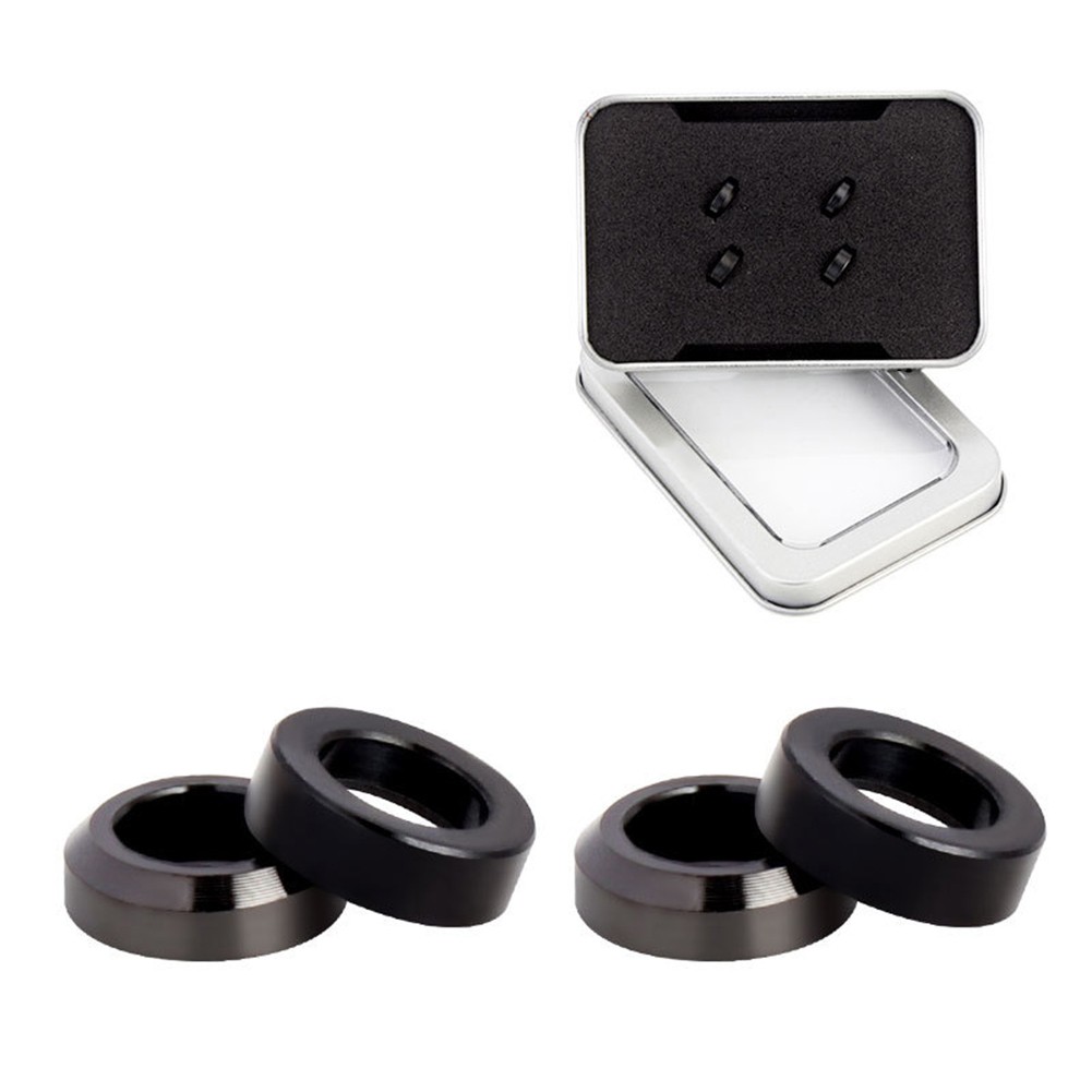 Mountain Bike Disc Brake Mount Washer M6 TC4 Alloy Concave Convex 4pcs Set