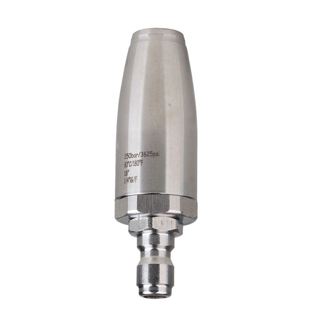 304 SS Turbo Nozzle 35mm for Pressure Washer 360 Rotation 3625 PSI Spray