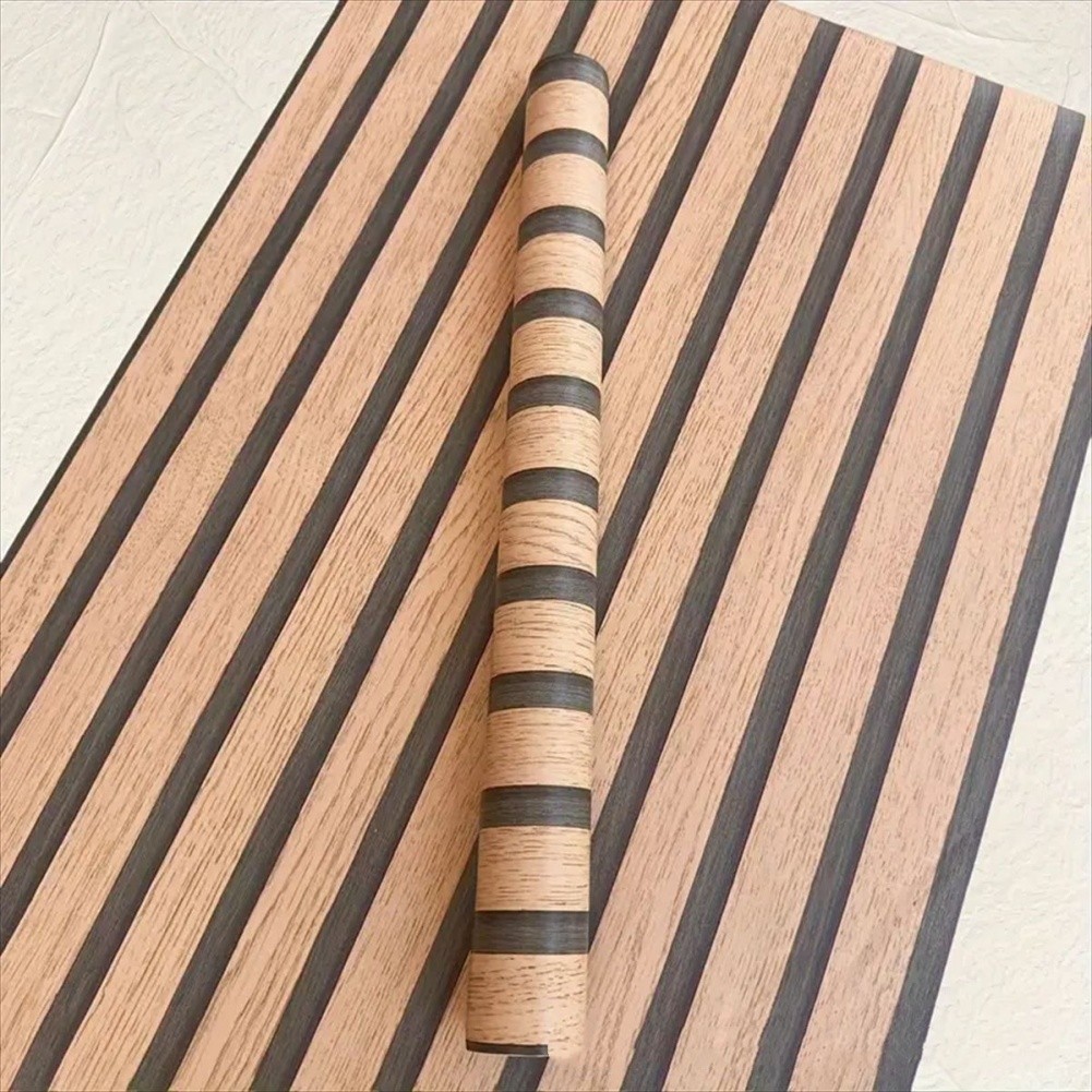 For Kitchen Walls Wood Grain Wallpaper Waterproof Wallpaper Kitchen Decor