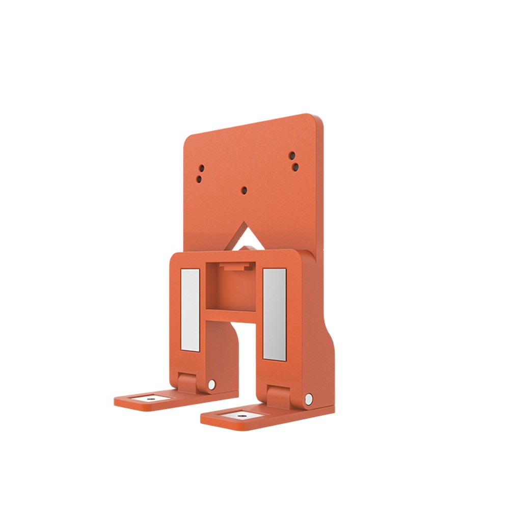 Plastic Door Hinge Jig Orange with Built-in Gap Reference for Cabinets