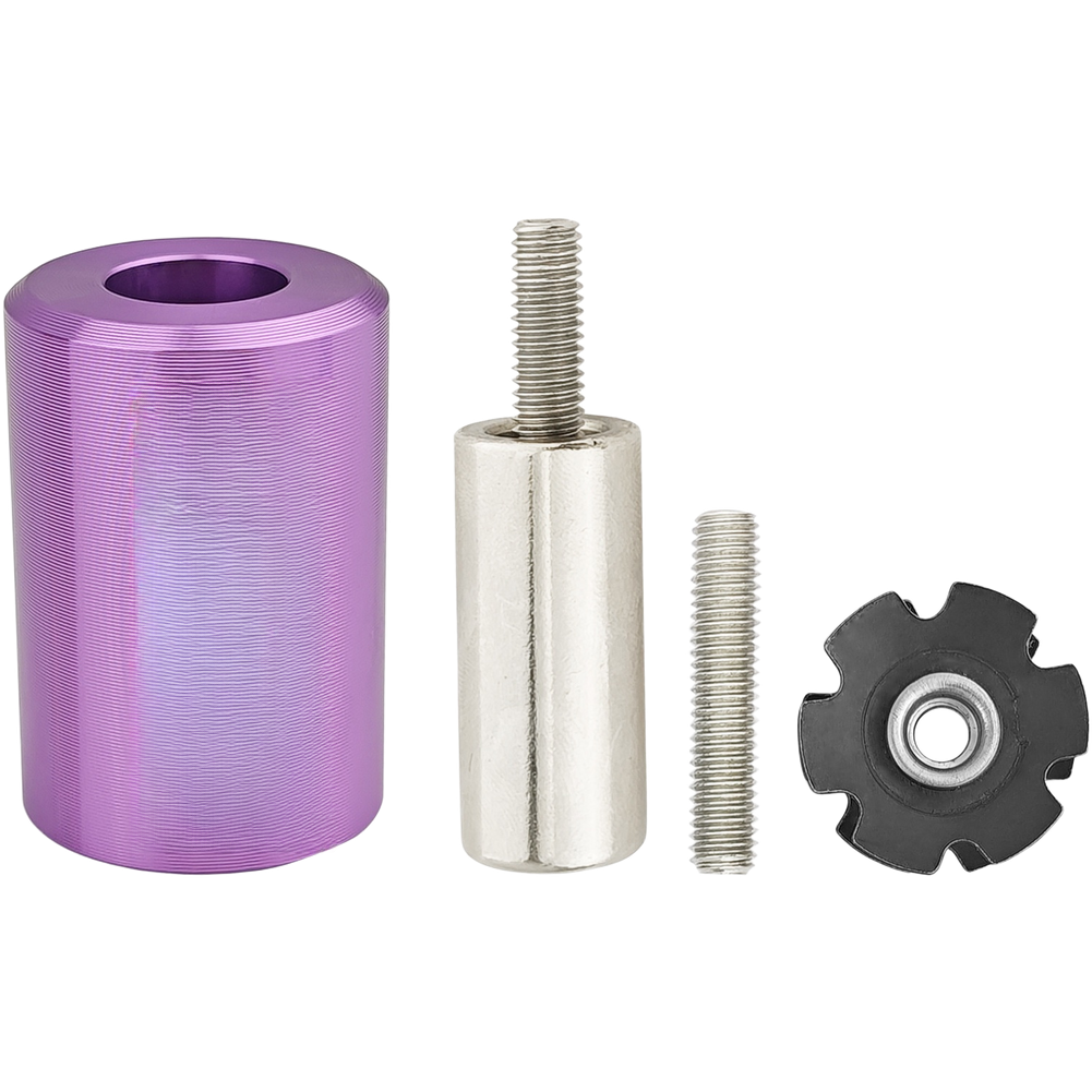 Aluminum Alloy Stainless Steel Fork Star Nut Sleeve 28.6mm OD CNC Precision Fit