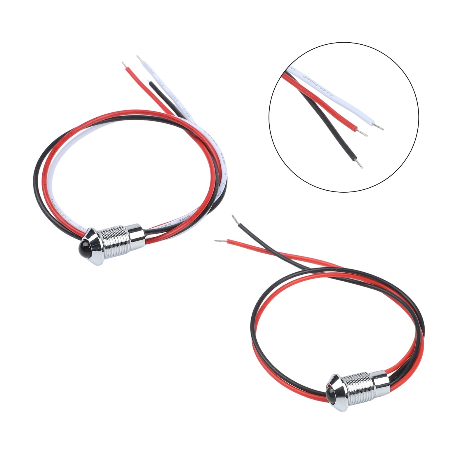 2PCS ThroughBeam Photoelectric Sensor with for 2 Milliseconds Response