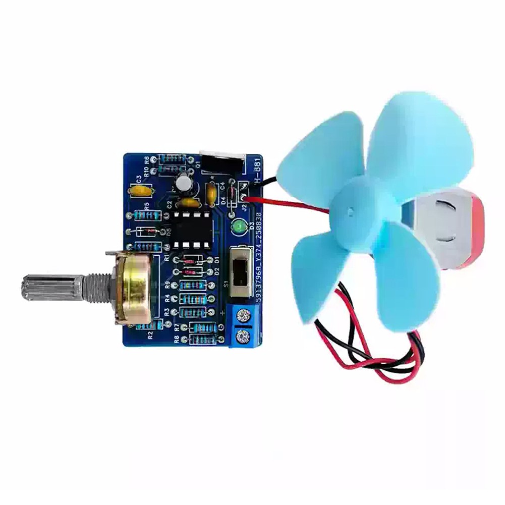 PCB-Based LM358 Motor Speed Controller Kit for Electronic Technology Labs