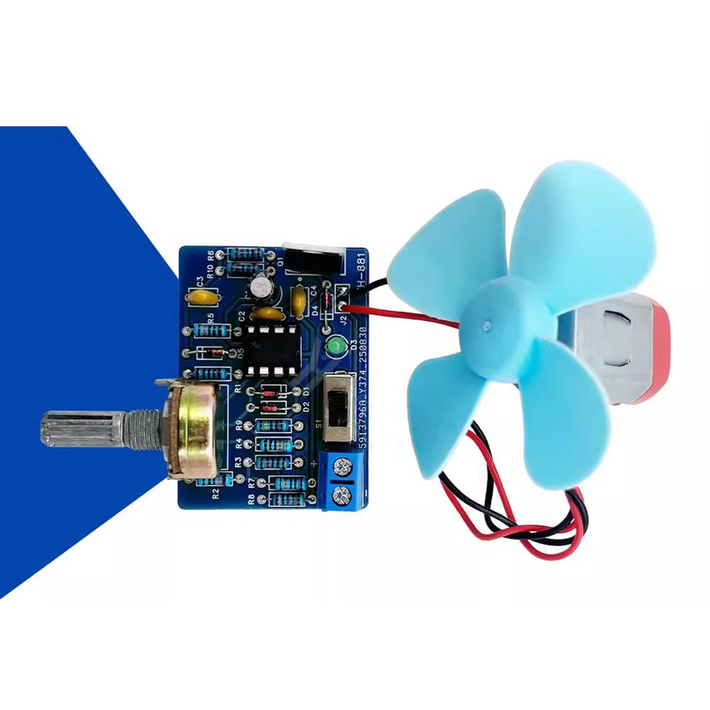 PCB-Based LM358 Motor Speed Controller Kit for Electronic Technology Labs