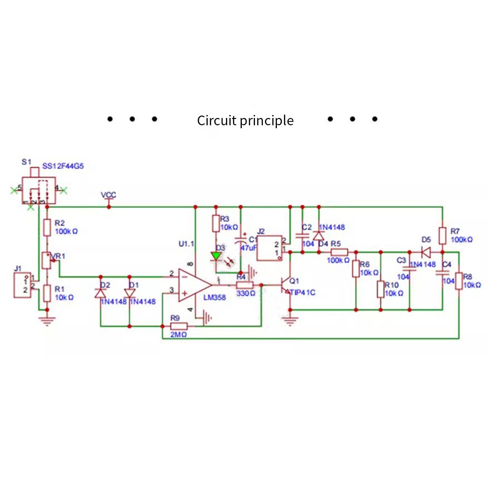 PCB-Based LM358 Motor Speed Controller Kit for Electronic Technology Labs