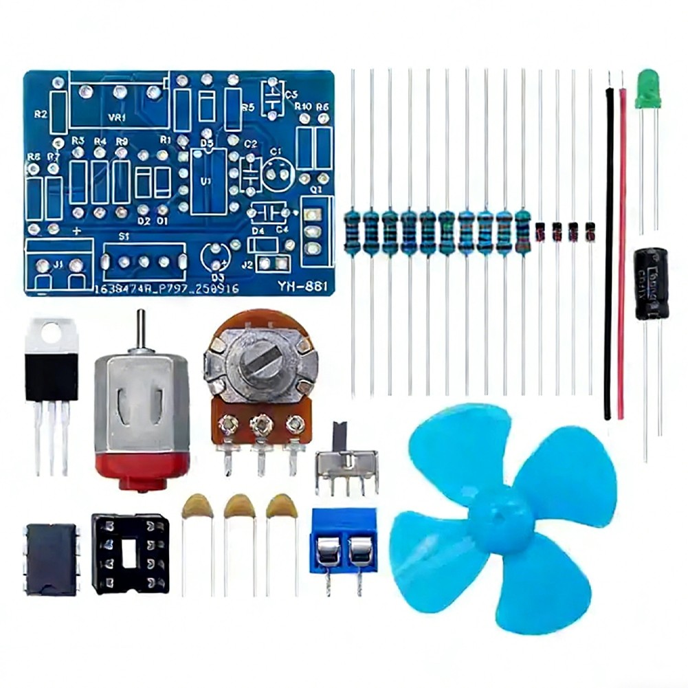 PCB-Based LM358 Motor Speed Controller Kit for Electronic Technology Labs