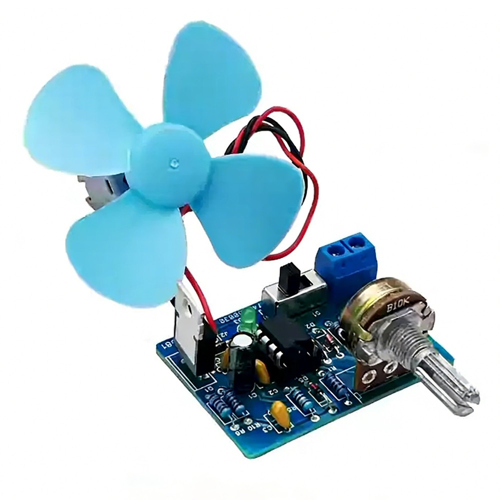 PCB-Based LM358 Motor Speed Controller Kit for Electronic Technology Labs