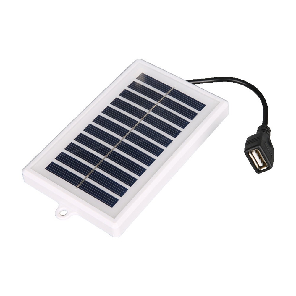 2W 5V Portable Solar Panel USB Interface for Outdoor Lighting and Devices