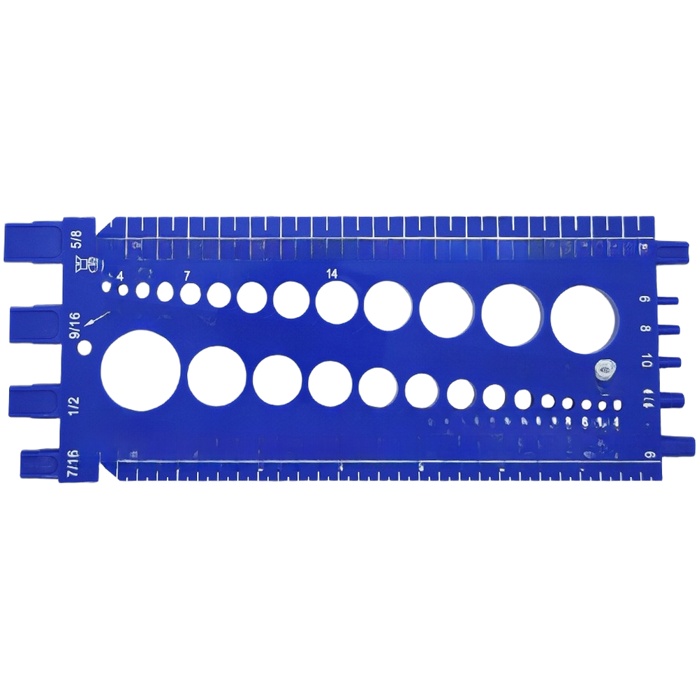 For Screws For Nuts Thread Pitch Gauge For Workshop Printed Scale Plastic Body