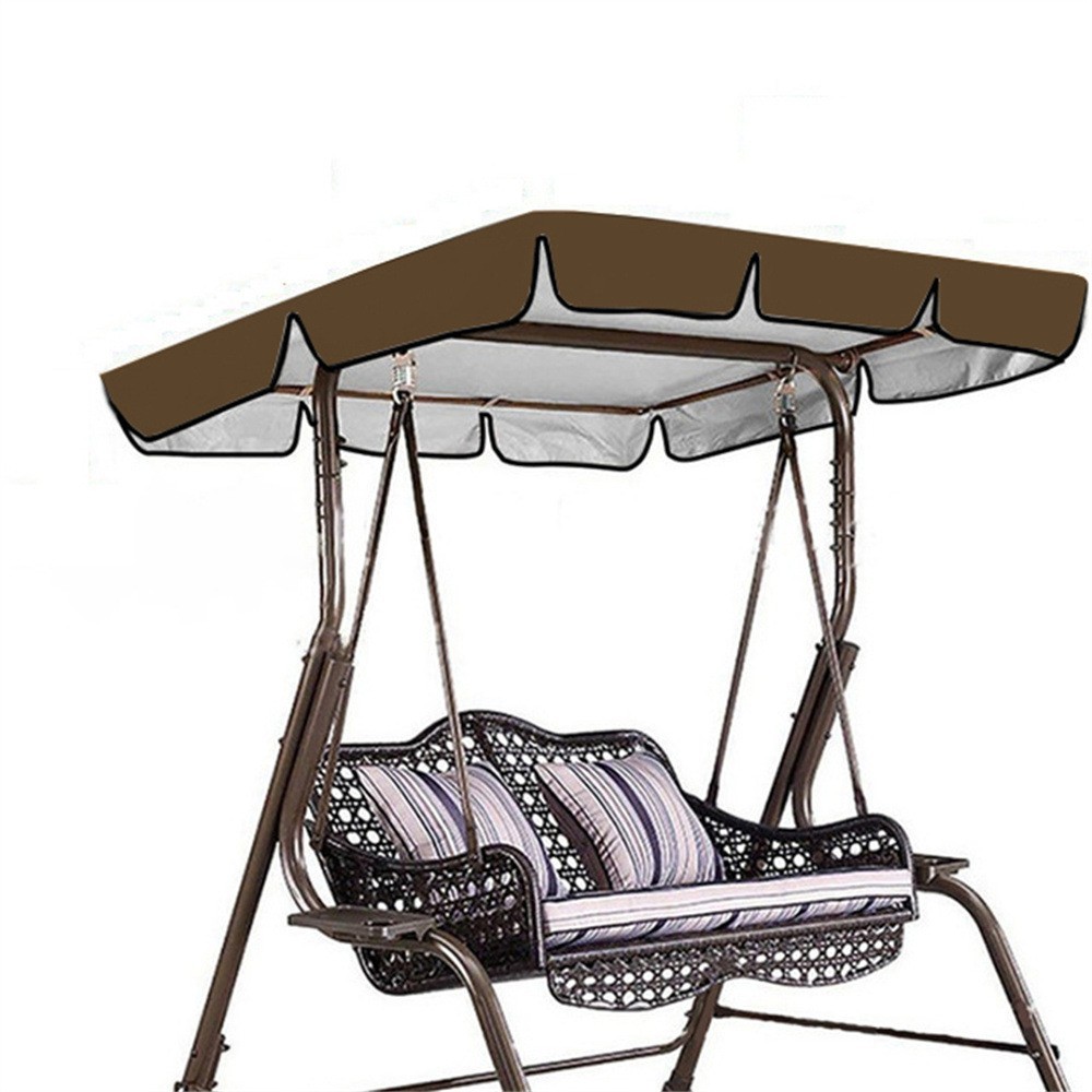 For Swing Roof Cover for 3 Person Garden For Swing Replacement 142x120x18cm
