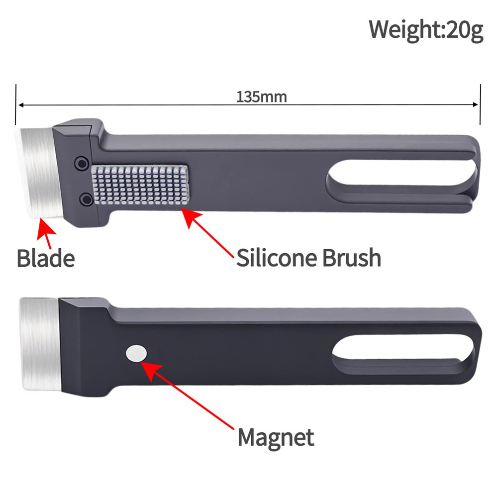 Scraper Kit for 3D Printer Heated Bed with Nozzle Cleaning Brush 2 or 5 Units