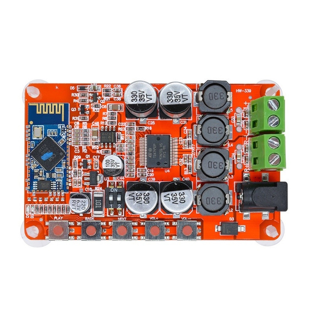 Wireless Audio Board TDA7492P 2x50W CSR8635 Chip for DIY Speaker Projects
