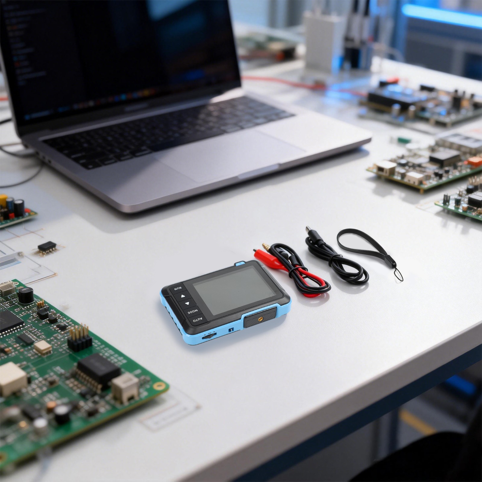 SO152 Handheld Digital Oscilloscope for Basic Testing 2 5MSas 200KHz Bandwidth