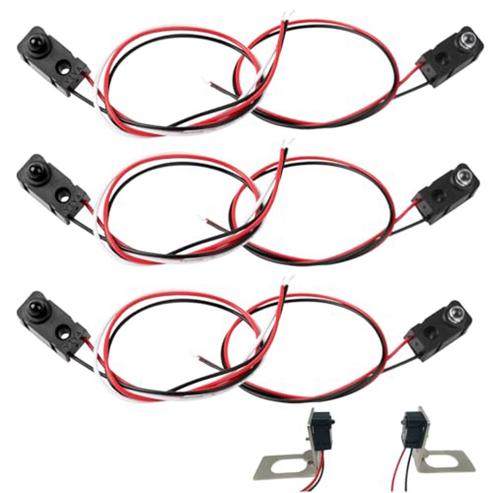 4 Pack IR Break Beam Sensor Module 3mm LED Pair Set for Object Detection