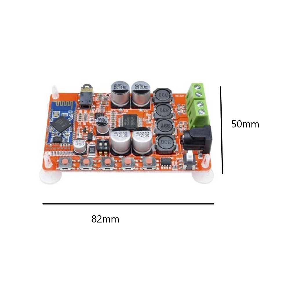 Wireless Audio Board TDA7492P 2x50W CSR8635 Chip for DIY Speaker Projects