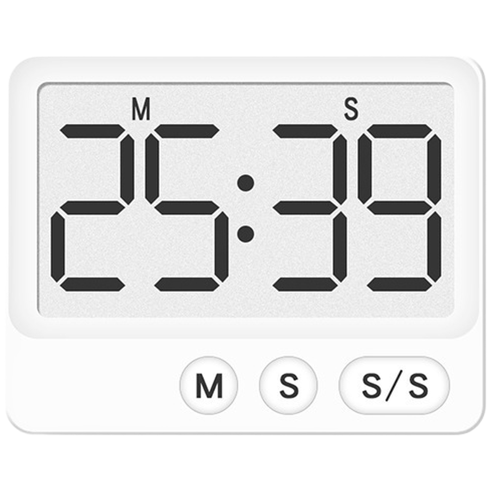 LCD Countdown Timer with Magnetic Back and Large Display for Metal Mount