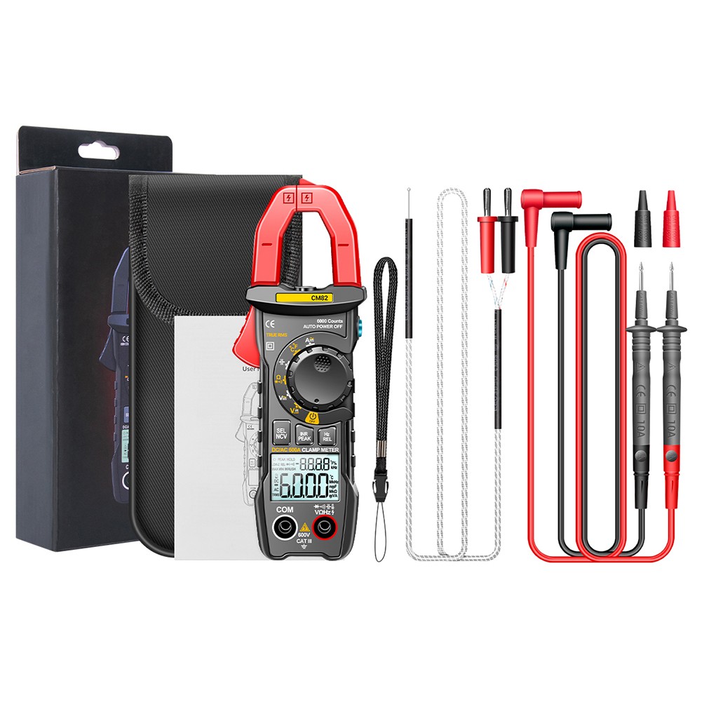 CM82 Compact Clamp Multimeter for Professionals 2 x AAA Powered
