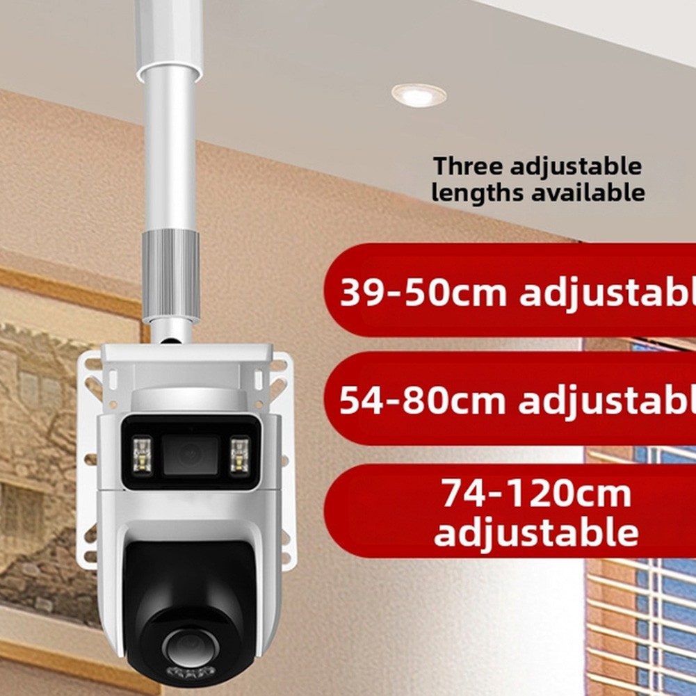 Telescopic Camera Bracket for Observation Devices with Vertical 90 Degree Tilt