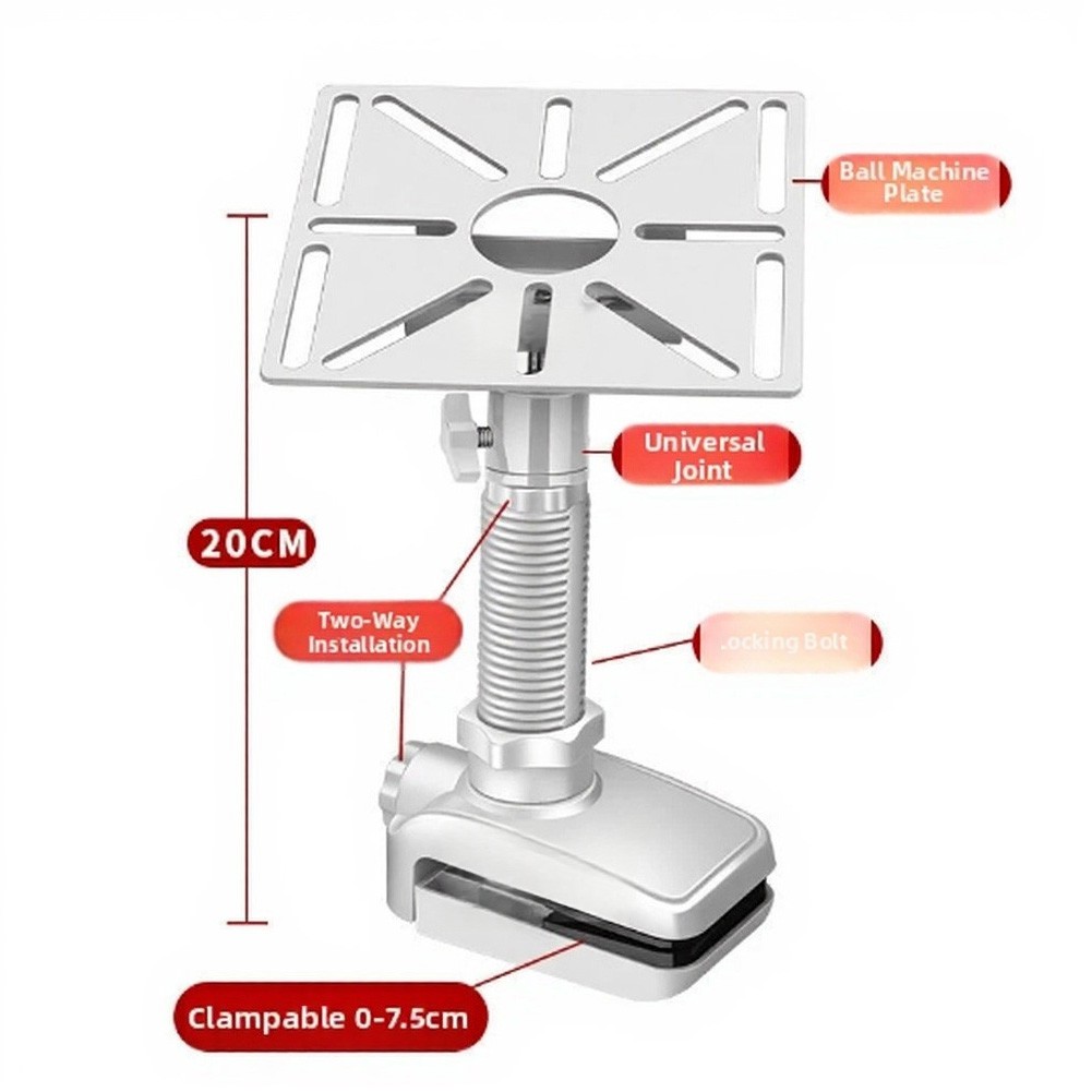 Telescopic Camera Bracket for Observation Devices with Vertical 90 Degree Tilt