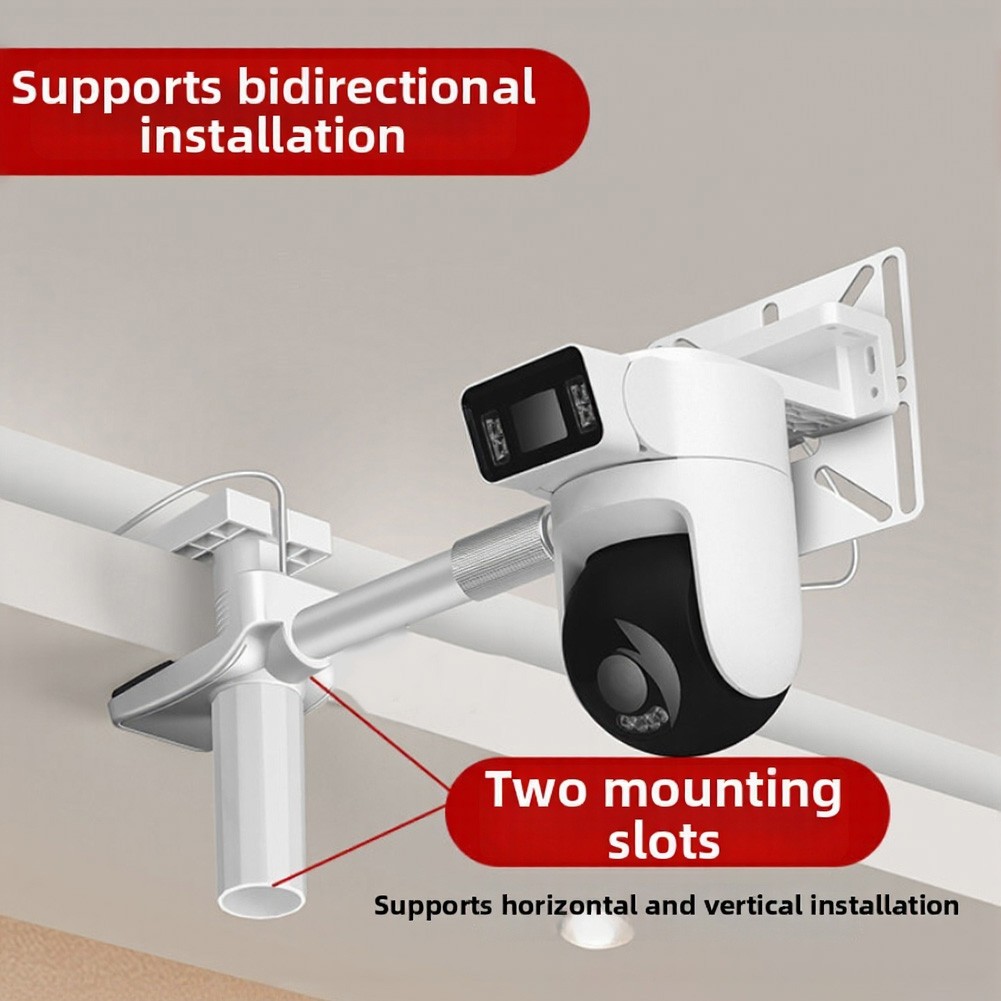 Telescopic Camera Bracket for Observation Devices with Vertical 90 Degree Tilt