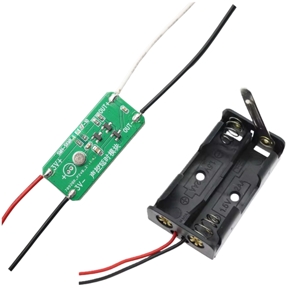 PCB Mounted Sound Switch 6 Second Delay for Educational Electronics Kits