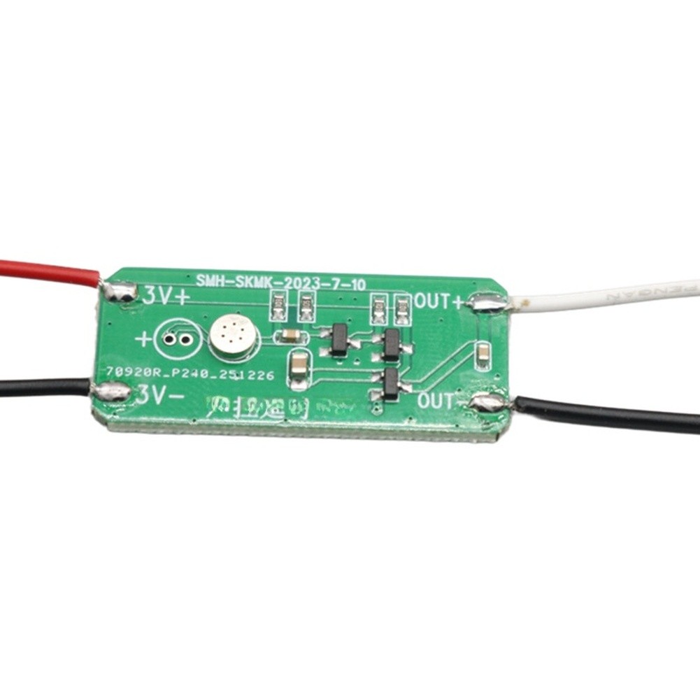 Sound Sensitive Relay Module for LED Lighting and Small DC Motor Applications
