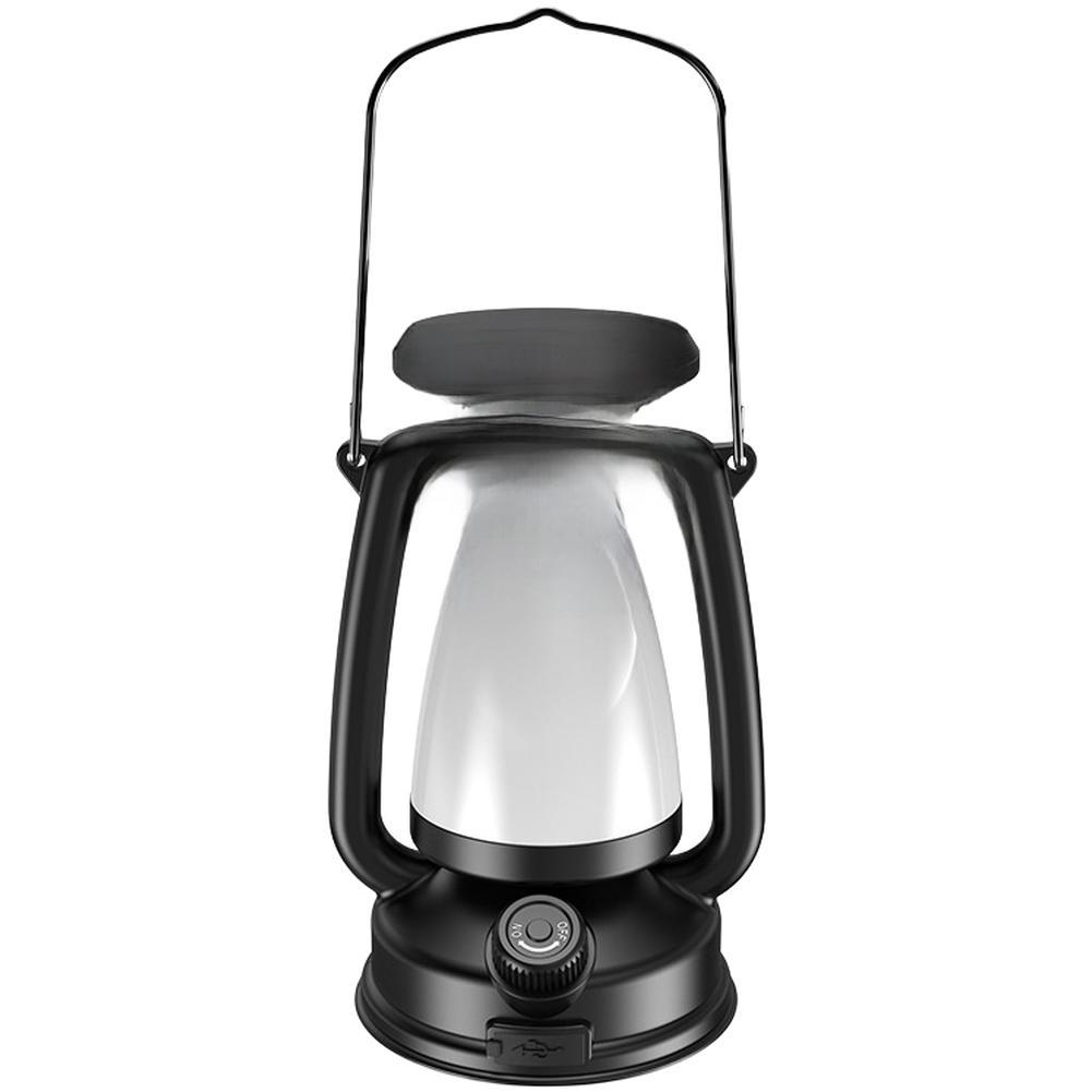 Rechargeable Portable LED Lantern Solar Powered for Camping with Design