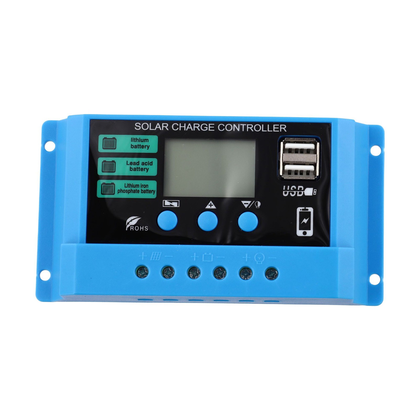 Battery Management Solar Controller 12V/24V Compatible For Battery Charging