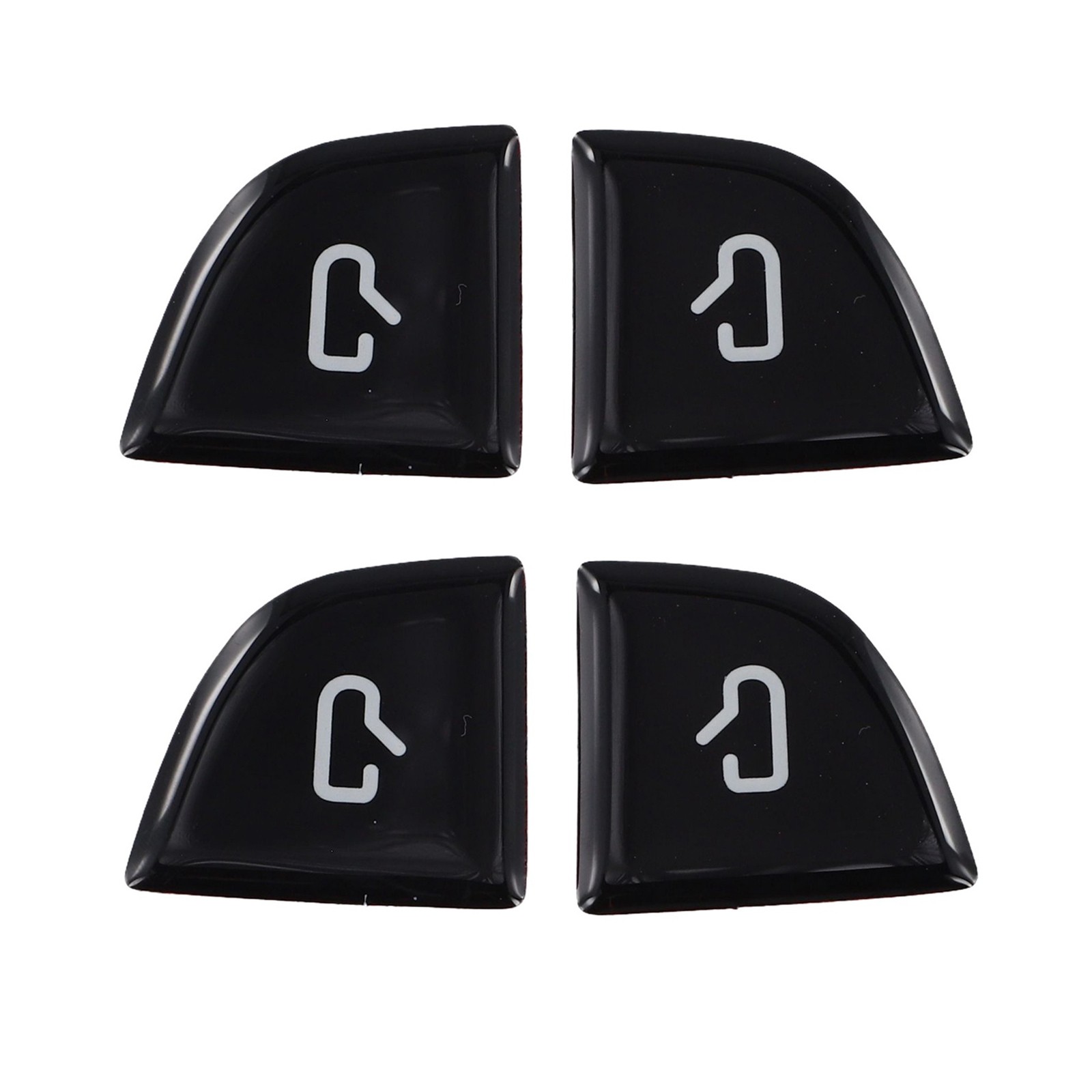 4PCS Carbon Fiber Window Switch Decorative Parts Compatible with For Tesla 3 Y