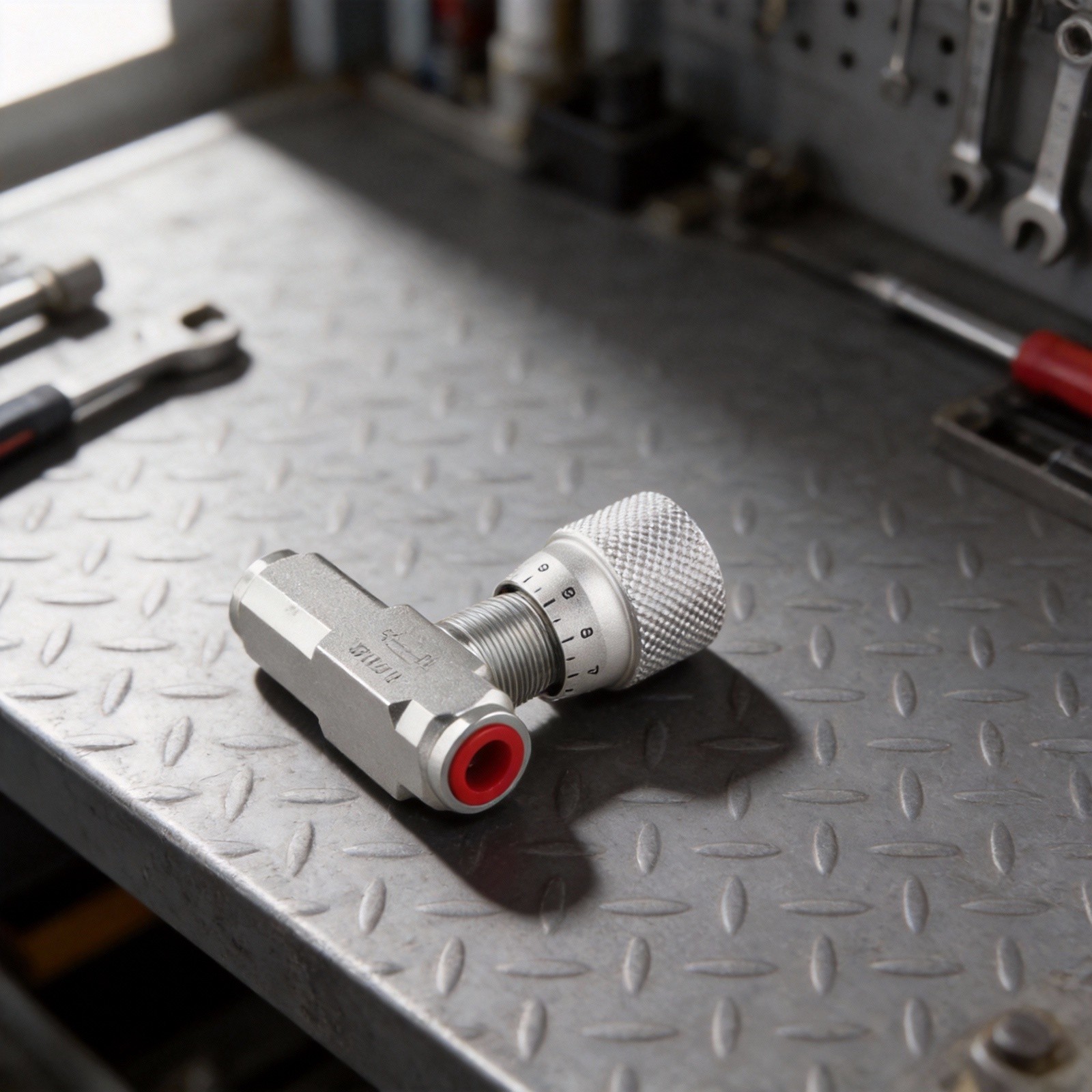Hydraulic Flow Control Valve One Way Joint for Fluids Air Gases and Oils