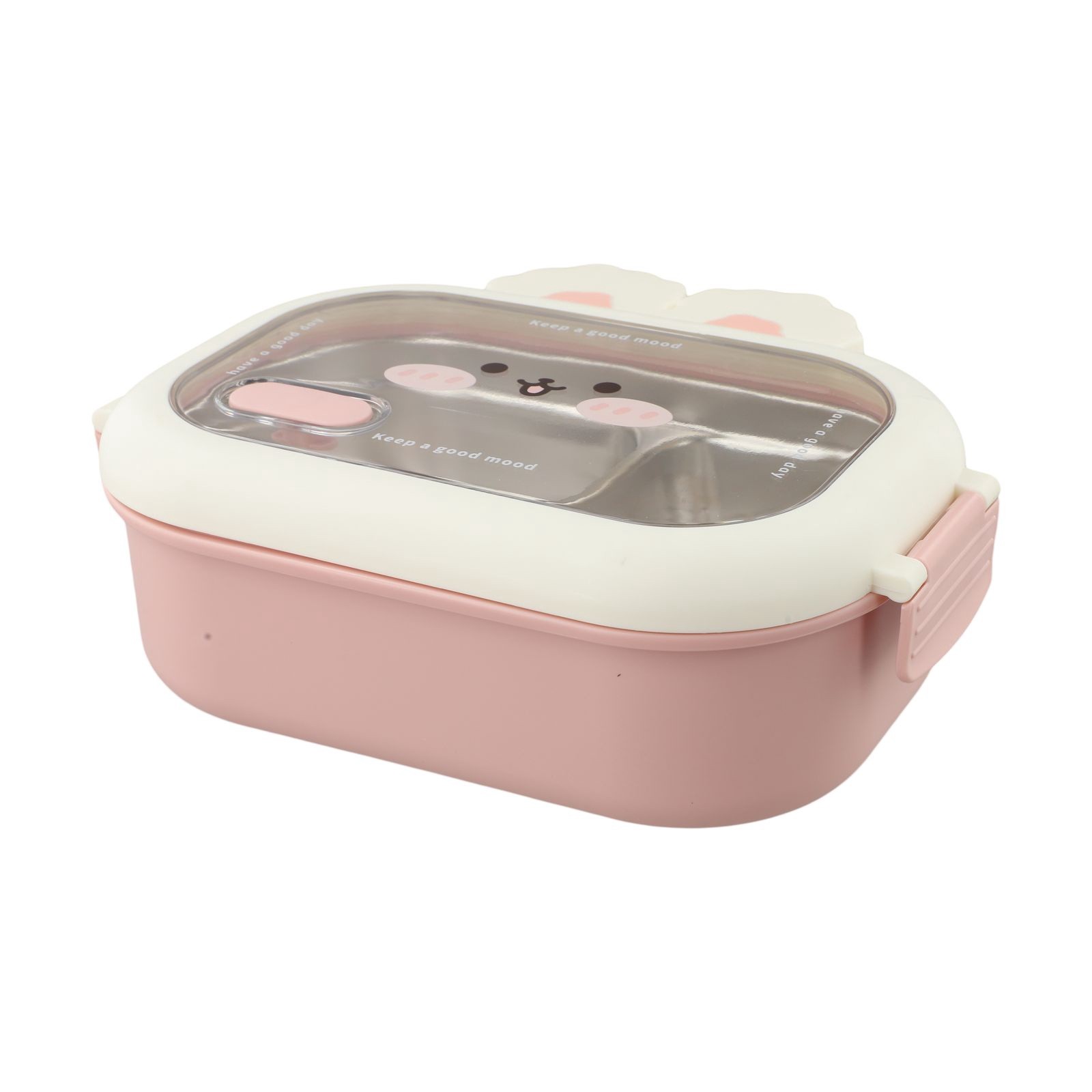 Leak Proof Stainless Steel Lunch Box with Bunny for Family and Office Meals - Produktbild 3