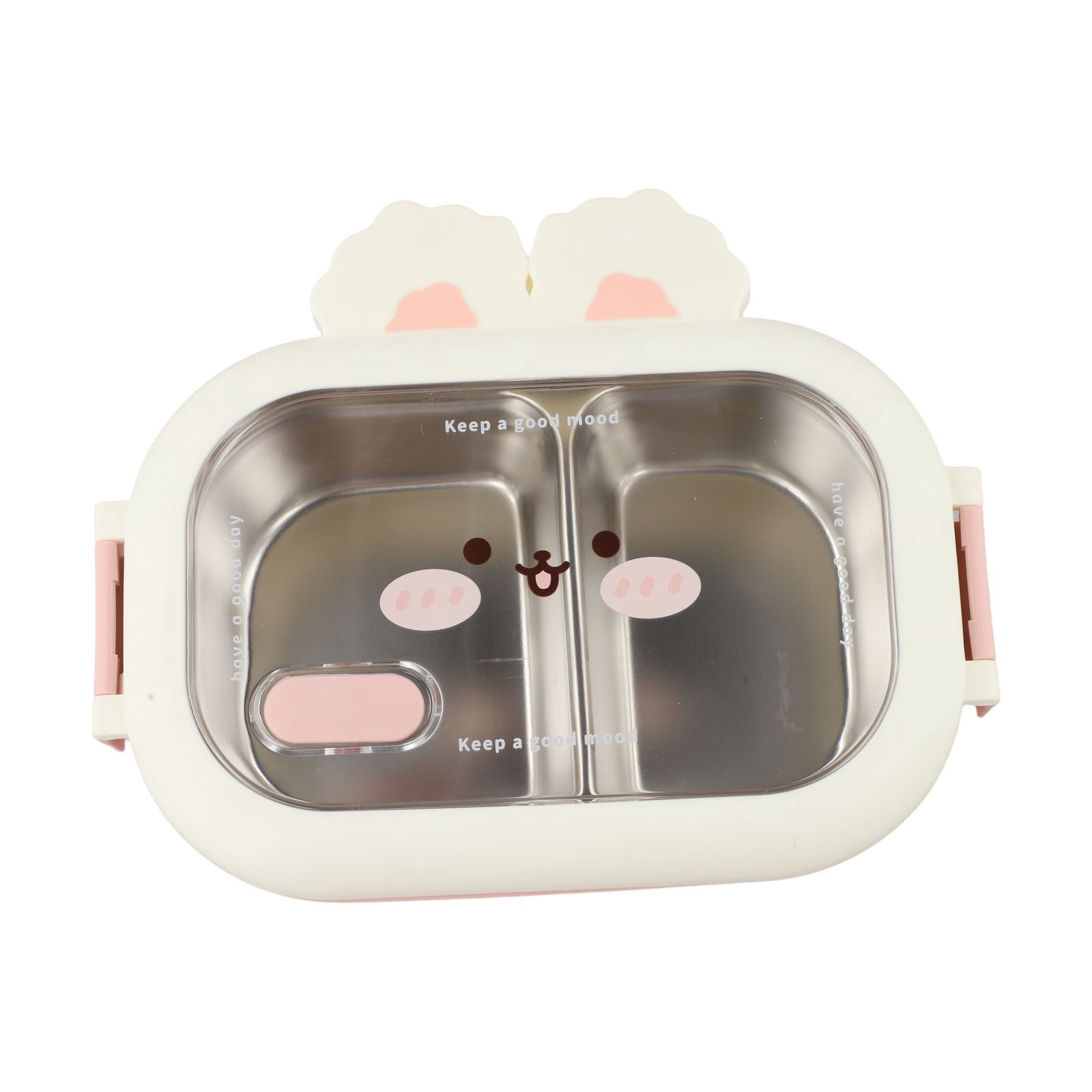 Leak Proof Stainless Steel Lunch Box with Bunny for Family and Office Meals - Produktbild 7