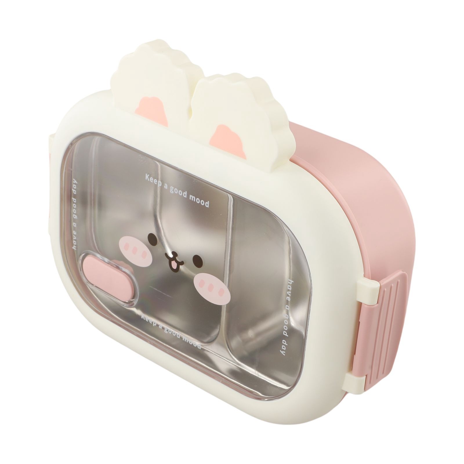 Eco Friendly Stainless Steel Lunch Box Cute Bunny for Family and Office Meal - Produktbild 5